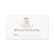 Baby Het is koud buiten douche luier loterij ticke