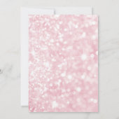 Baby Het is koud buiten Douche Navy Pink Sparkle Kaart (Achterkant)