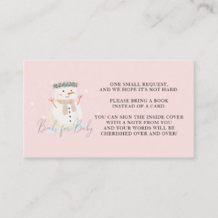 Baby Het is koud buiten doucheboeken voor Baby-Kaa Plaatskaartje