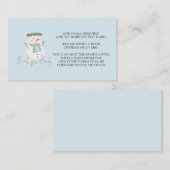 Baby Het is koud buiten doucheboeken voor Baby-Kaa Plaatskaartje (Voorkant / Achterkant)