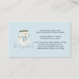 Baby Het is koud buiten doucheboeken voor Baby-Kaa Plaatskaartje