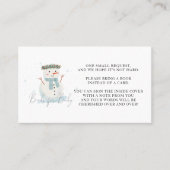 Baby Het is koud buiten doucheboeken voor Baby Plaatskaartje (Voorkant)