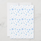 Baby Het is koud Buiten Elephant Baby shower Kaart (Achterkant)