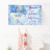 Baby Het is koud buiten Elephant Winter Baby showe Spandoek (Insitu)