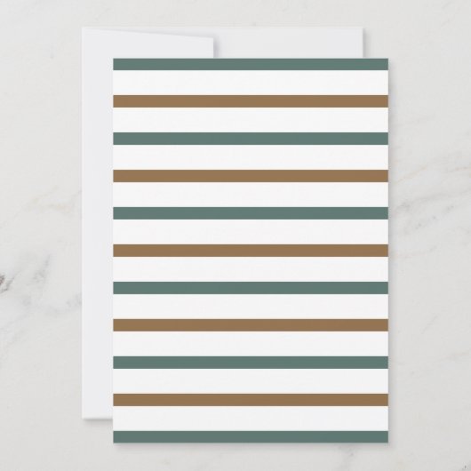 Baby het is Koud Buiten, Evergreen Tree Baby showe Kaart (Achterkant)