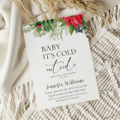 Baby het is koud buiten Evergreen Winter Baby Show Kaart