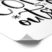 Baby Het is koud buiten feestdag Poster (Hoek)