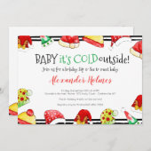 Baby Het is koud buiten feestdag. Zie Kaart (Voorkant / Achterkant)