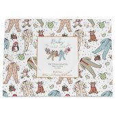 Baby Het is koud buiten Genderneutraal Baby shower Groot Cadeauzakje (Voorkant)