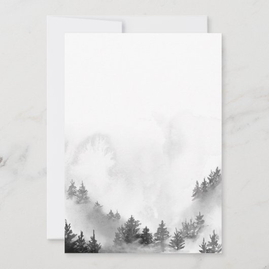 Baby Het is koud buiten Genderneutraal Baby shower Kaart (Achterkant)