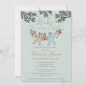 Baby Het is koud buiten Genderneutraal Baby shower Kaart (Voorkant)