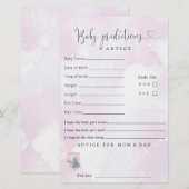 Baby Het is koud buiten Girl Winter Baby shower (Voorkant / Achterkant)