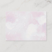 Baby Het is koud buiten Girl Winter Baby shower Informatiekaartje (Achterkant)