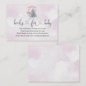 Baby Het is koud buiten Girl Winter Baby shower Informatiekaartje (Voorkant / Achterkant)