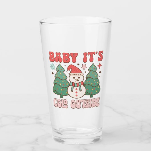 Baby het is koud buiten glas (Voorkant)