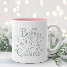 Baby het is koud buiten Grietschrift Roze