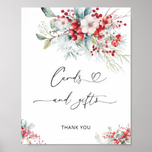 Baby het is koud buiten groen Kaarten en geschenke Poster