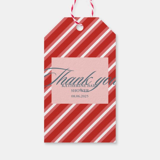 Baby Het is koud buiten het baby shower met winter Cadeaulabel (Achterkant)