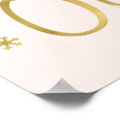 Baby het is koud buiten het baby shower teken poster (Hoek)