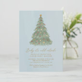 Baby Het is koud buiten het Baby shower van de ker Kaart (Staand voorkant)