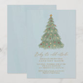 Baby Het is koud buiten het Baby shower van de ker Kaart (Voorkant / Achterkant)