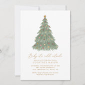 Baby Het is koud buiten het Baby shower van de ker Kaart (Voorkant)