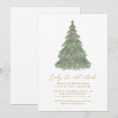 Baby Het is koud buiten het Baby shower van de ker Kaart (Voorkant / Achterkant)