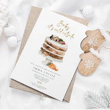 Baby Het is koud buiten het Baby shower van de ker