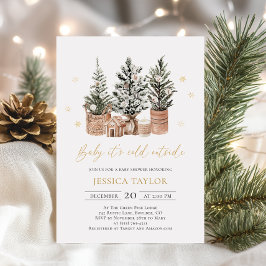 Baby Het is koud buiten het Baby shower van de ker Kaart