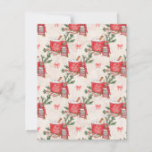 Baby Het is koud buiten het Baby shower van de win Bedankkaart (Achterkant)