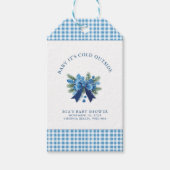 Baby Het is koud buiten het Baby shower van de win Cadeaulabel (Voorkant)