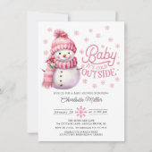 Baby Het is koud buiten het Baby shower van de win Kaart (Voorkant)