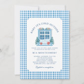 Baby Het is koud buiten het Baby shower van de win Kaart (Voorkant)