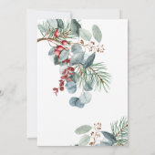 Baby het is koud buiten het baby shower van de win kaart (Achterkant)