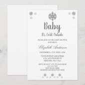 Baby Het is koud buiten het Baby shower van de win Kaart (Voorkant / Achterkant)