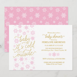 Baby Het is koud buiten het Baby shower van de Win Kaart