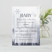 Baby Het is Koud Buiten het Baby shower van de Win Kaart (Staand voorkant)