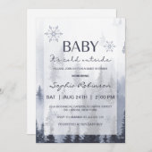 Baby Het is Koud Buiten het Baby shower van de Win Kaart (Voorkant / Achterkant)