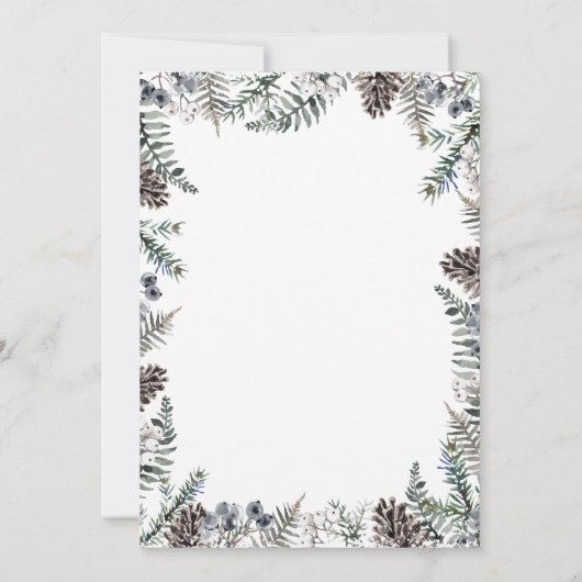 Baby het is koud buiten het baby shower van de win kaart (Achterkant)