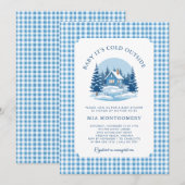Baby Het is koud buiten het Baby shower van de win Kaart (Voorkant / Achterkant)