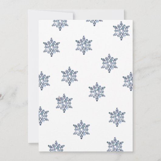 Baby Het is koud buiten het Baby shower van de Win Kaart (Achterkant)