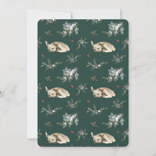 Baby Het is koud buiten het Baby shower van de win Kaart (Achterkant)