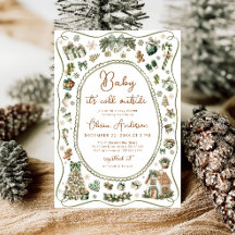 Baby het is koud buiten het Baby shower van de win