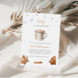 Baby Het is koud buiten het Baby shower van de win Kaart