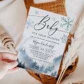 Baby Het is Koud Buiten het Baby shower van de Win Kaart