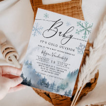 Baby Het is Koud Buiten het Baby shower van de Win