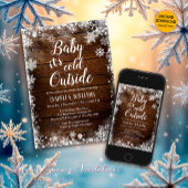 Baby het is koud buiten het Baby shower van de win Kaart