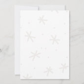 Baby Het is koud buiten het Baby shower van de win Kaart (Achterkant)