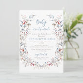 Baby het is koud buiten het baby shower van de win kaart (Staand voorkant)