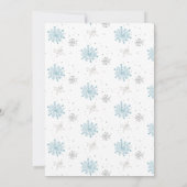 Baby Het is koud buiten het Baby shower van de Win Kaart (Achterkant)